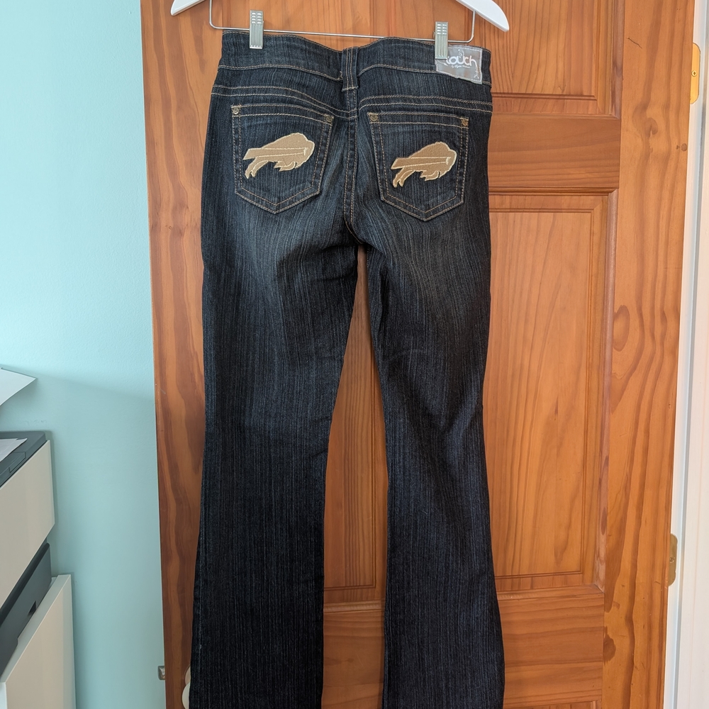 Buffalo Bills Touch by Alyssa Milano Dark Indigo Boot Cut Jeans